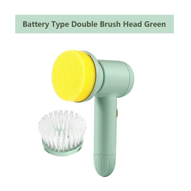 

Электрическая щетка для чистки Многофункциональная бытовая кухонная щетка для мытья посуды Ванная комната Беспроводная ручная электрическая щетка Battery type