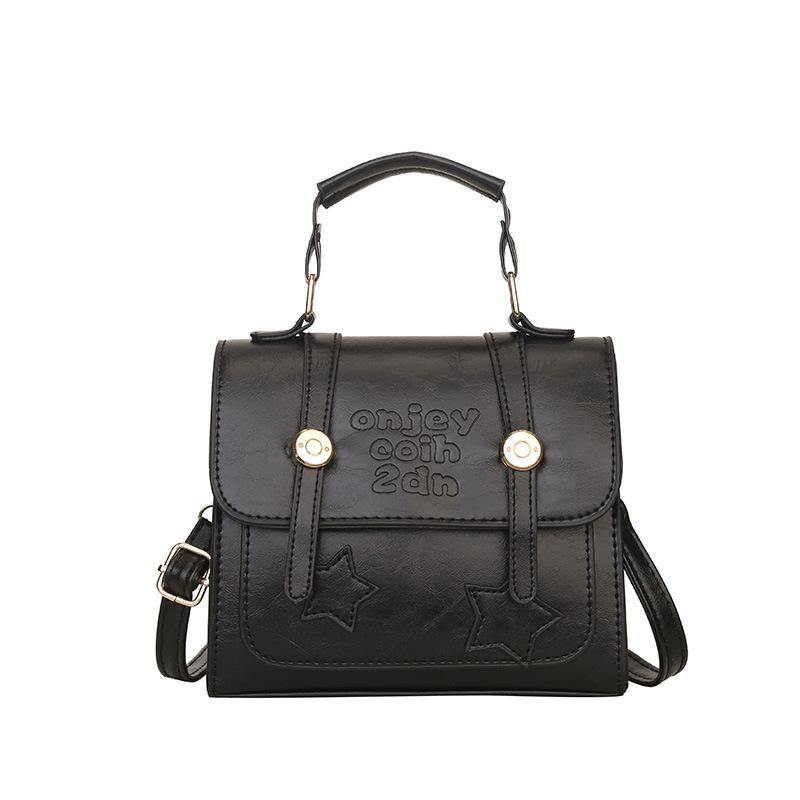 Retro Texture Portable Small Bag Women's 2025 Autumn and Winter Niche Women's Shoulder Messenger Bag Fashionable and Simple Small Square Bag