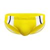 Herren-Badehose, Badehose, Farbblockierung, modischer Druck, enge Passform, sexy Bademode, Strandkleidung, Bräunen, Surfen, Fitnessstudio
