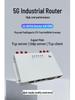 5G WiFi 6 CPE Router with Web Backend, SIM Slot, High-Speed Internet, Gigabit LAN Port, DTU Support