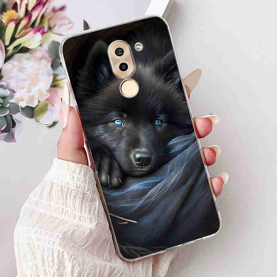 For Huawei Honor 6X BLN-AL10 Case Cute Cartoon Painting Soft Silicone TPU Cover For Honor 6X 6x BLN-L21 5.5" Popular Cats Shell