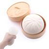 Dumpling Squishies Stress Balls Fidget Sensory Toy Squeeze Dough Ball Stress Relief Hand Toy Bun With Food Steamer Stretchy Desk