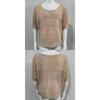 Thin Hollow Out Knitted Shirt for Men Round Neck Short Sleeved Pullover Top Summer Slim Fit Men's Clothing
