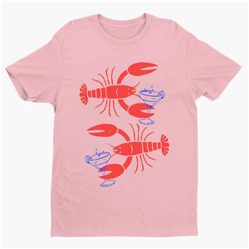 Lobster Loves Dirty Martini Shirt with Martini Shirt s Style Tee Yk Top Aesthetic Shirts for Women Graphic Cotton T Shirt