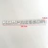 3D ABS Chroom Kompressor Letters Logo Badge Embleem Achterklep Sticker CLK SLK SL CLS ML GL A B C E S Klasse