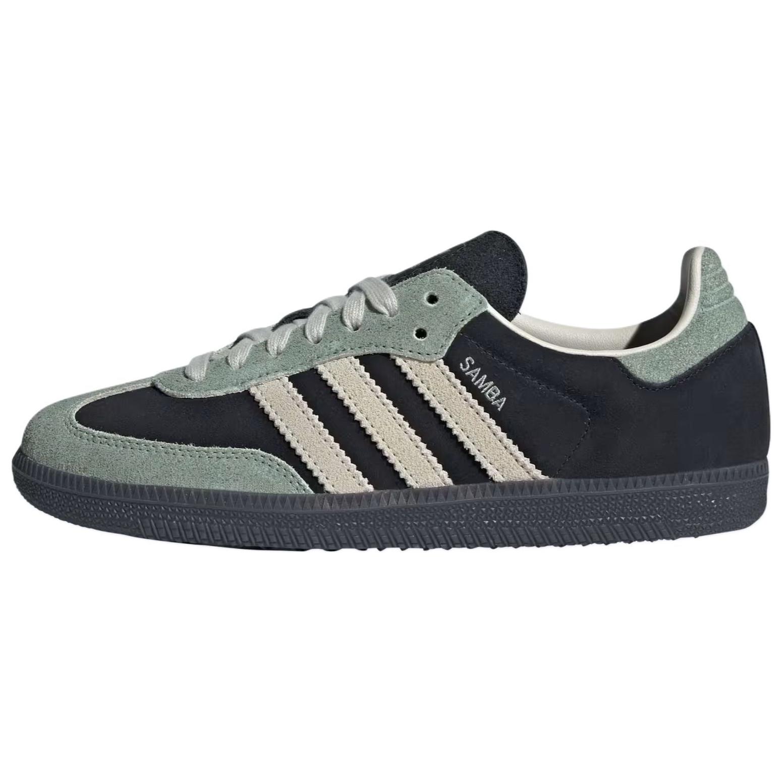 

Adidas Женские кроссовки Samba OG Черный Серебристый Зеленый Основной черный Алюминий JI2680 40⅔