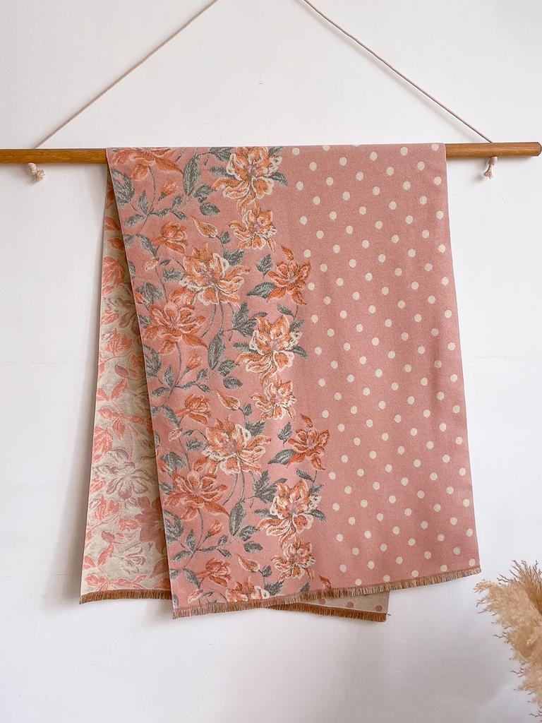 Luxury Scarf Cashmere Pashmina  Winter Fashion Shawls and Wraps Female Bufanda Brand Print Thick Warm Scarves