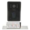 Video Doorbell 1080P Night Vision Motion Detection Access Card with Cathode Lock Door Phone for