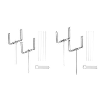 2 pièces Support Métallique pour Gouttière Support de Tuyau d'Eau de Pluie Antirouille Stabilisateur Ancrages pour Support de Tuyau
