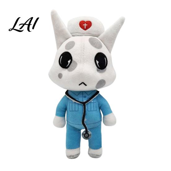 Plushie for Naptime Creepy Cute Hospital Plush Toy Soft Stuffed Animal Doll Adorable Character Collection Kids Adults Collectible Game Fans,
