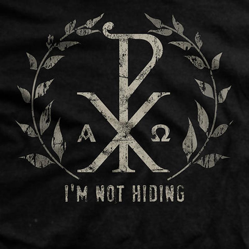 Symbol for Roman Troops and Emperors Chi Rho Christian Symbol T-Shirt. Premium Cotton Short Sleeve O-Neck Mens T Shirt New S-3XL 4XL