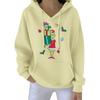 Women's Christmas  Hoodie Funny Cute Christmas Holiday Sweatshirt Pullover