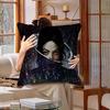 M-Michael J-Jackson New Pillow Covers Cartoon Sofa Decorative Home Double-sided Printing Short Plush Cute Cushion Cover
