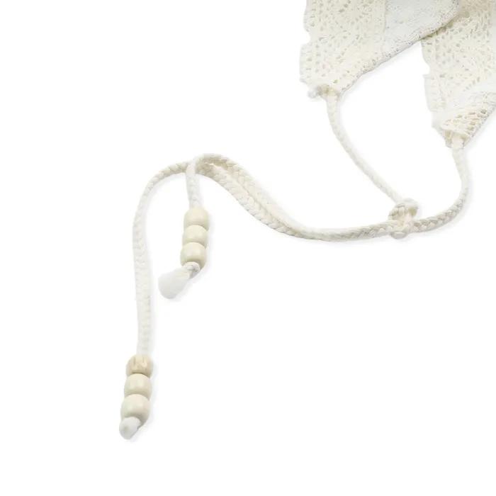 WXAC035 Hanabatake Lace Bandana (WHITE)