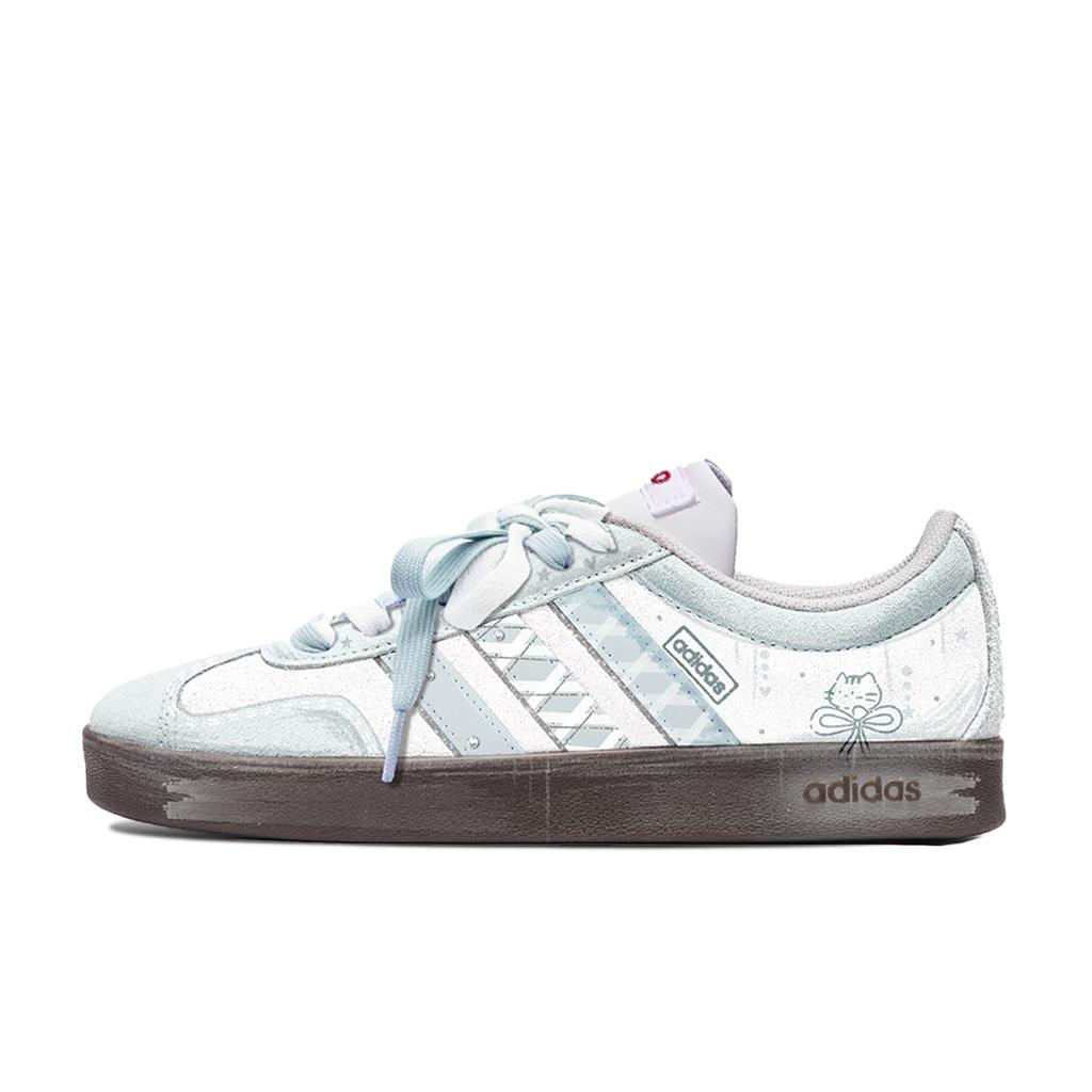 Adidas Neo VL Court 2.0 Da Vinci, Box, Ice Cream Abrasion Resistant Abrasion Resistant Low top Skateboard Shoes Unisex HQ1802(TeamM- S-BOX)