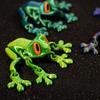 3D Printing Frog Fridge Magnets Joints Movable Tree Frog Refrigerator Magnet Desktop Ornaments Simulated Animal Model Decoration
