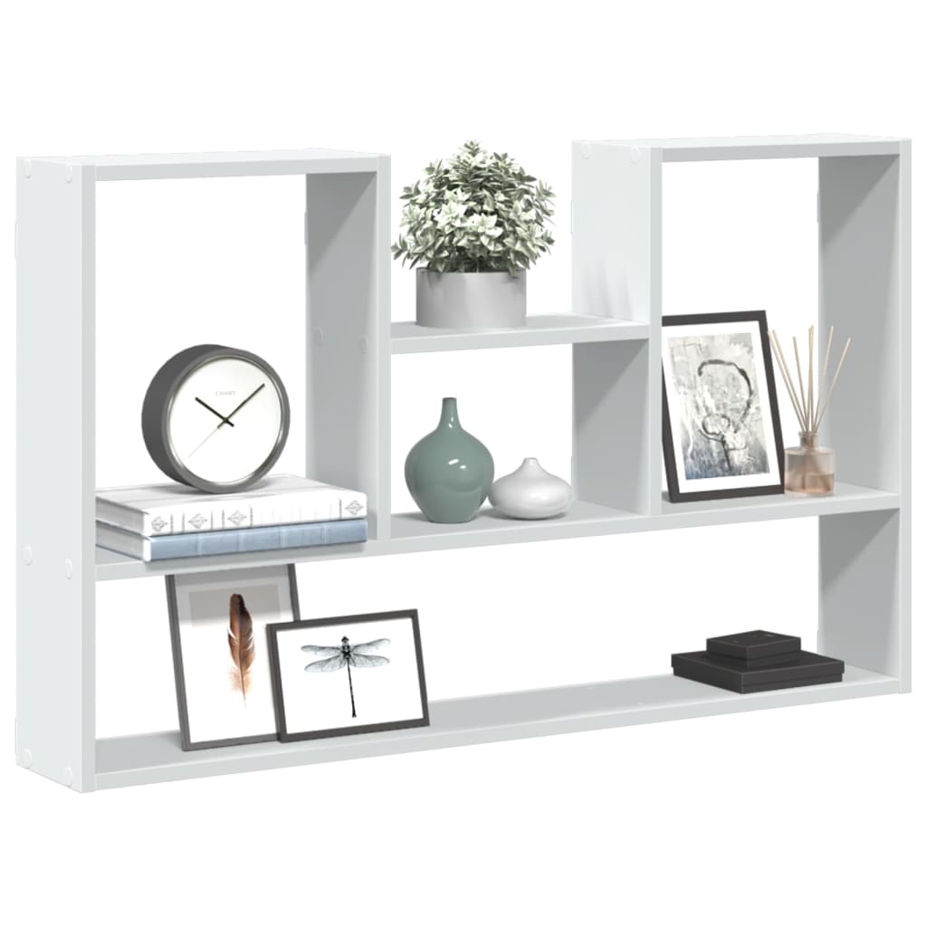 vidaXL Wandregal Weiß 99 x 15 x 60 cm Holzwerkstoff weiß