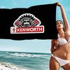 K-Kenworth Microfiber Blanket Quick Drying Beach Towels Oversized Printing Super Absorbent Pool Towel Blanket