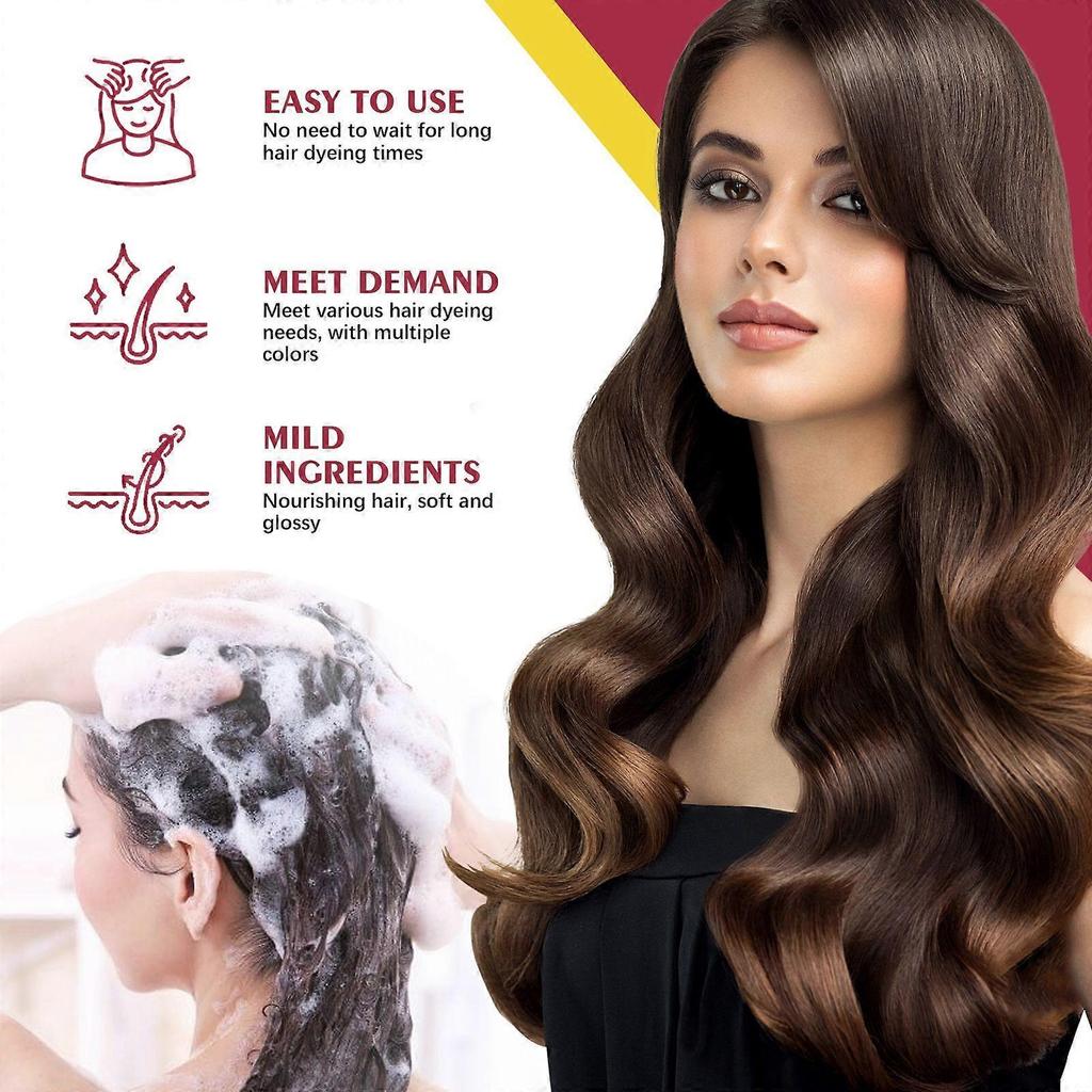 Shampoo Colorante per Capelli (Grigio argento): Delicato e non irritante, idrata il cuoio capelluto, cambia facilmente il colore dei capelli.