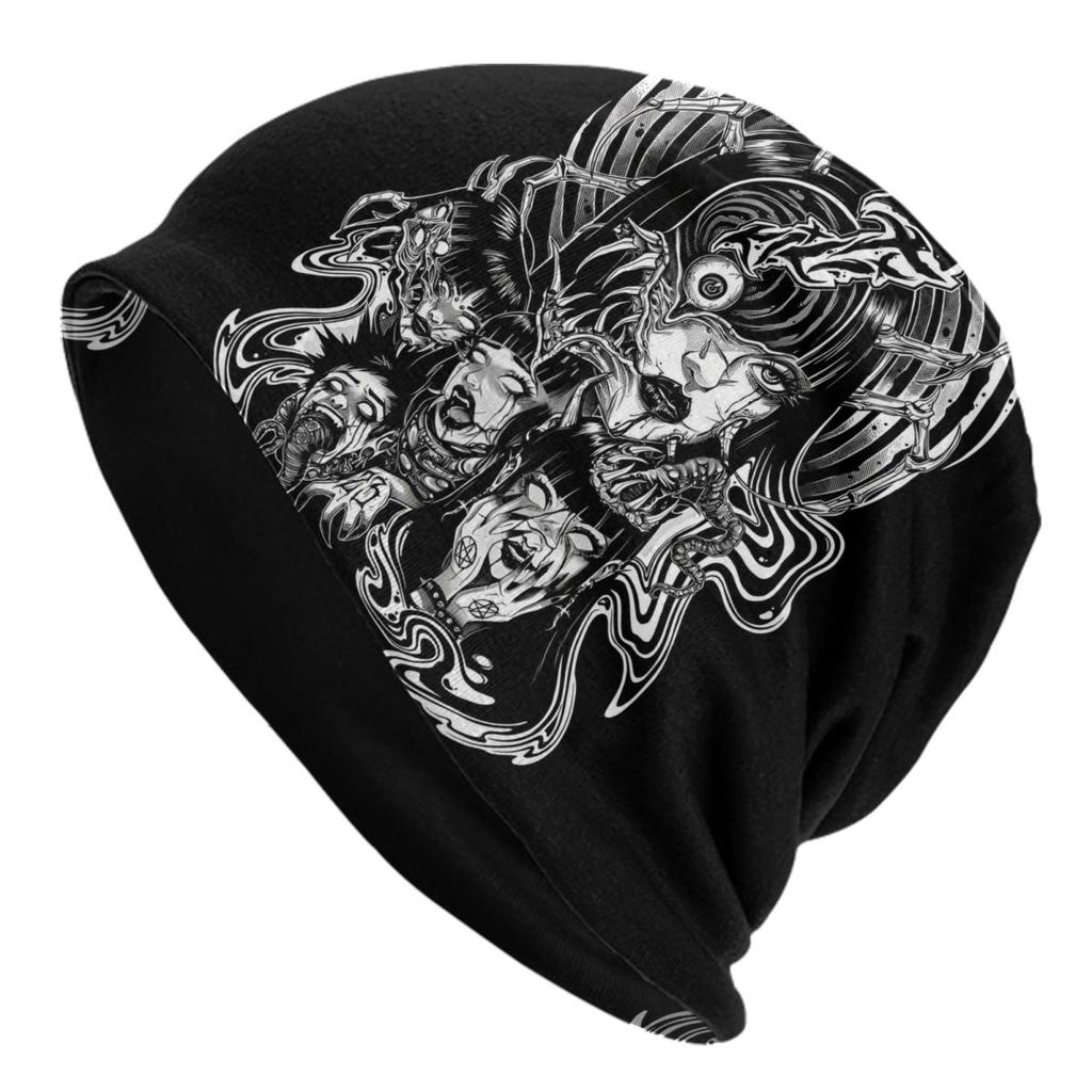 Cool Winter Warm Knitting Hats Adult Unisex Japan JoJos Bizarre Adventure Anime Skullies Beanies Caps Unisexga Bonnet Hats