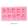 3pcs  Letters Silicone Sugar Cake Mold Chocolate Mold Clay Mold Cake Baking Tools