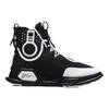 Li Ning Reburn Vintage Basketball Shoes Unisex High Top Black/White AGBN052-3