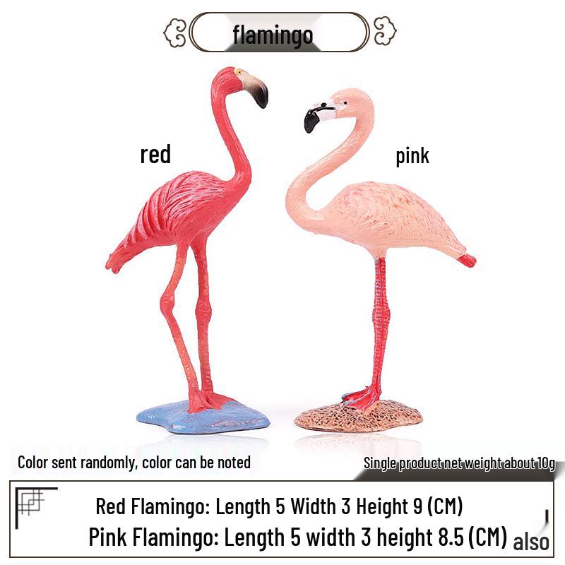 Children's Animal Simulation Toy Set: Eagle, Falcon, Secretary Bird, Owl Figurines