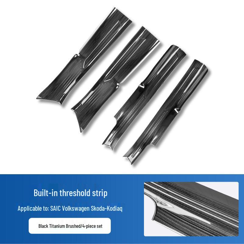 

Накладки на пороги из нержавеющей стали для Skoda Kodiaq 2017-2023