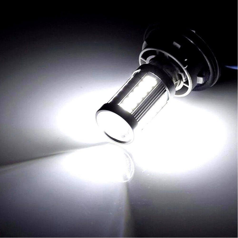 LED Reversing Light Parts Accessories Auto 2Pcs White 5630 33SMD 6500K