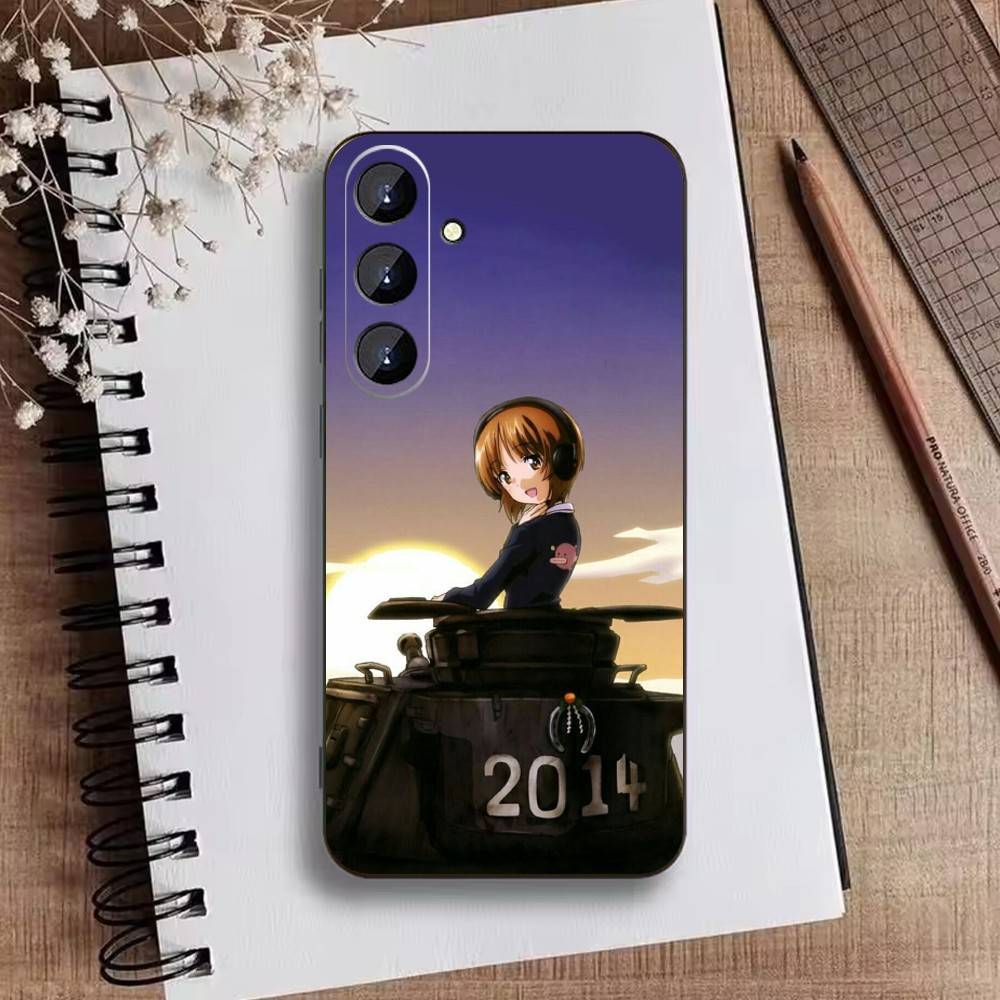 G-GIRLS U-Und P-PANZER Phone Case For Samsung Galaxy A73,21,22,32,71,53,52,51,80,5G Soft Black Cover