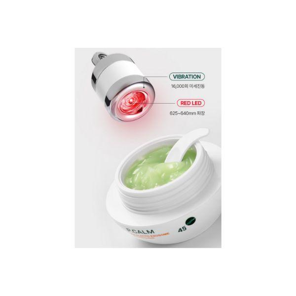 P.CALM Cica Lacto Exosome 45 Sleeping Mask 50g with LED Vibration Massager - Nightly Skin Repair