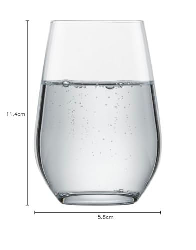 [Officially Imported] SCHOTT ZWIESEL Vigna Tumblers, 397ml, Clear, Set of 2, Dishwasher Safe, P117875