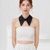 Black pointed collar, fake collar, women's versatile fake collar, spring and autumn multi-functional decoration with fake clothe