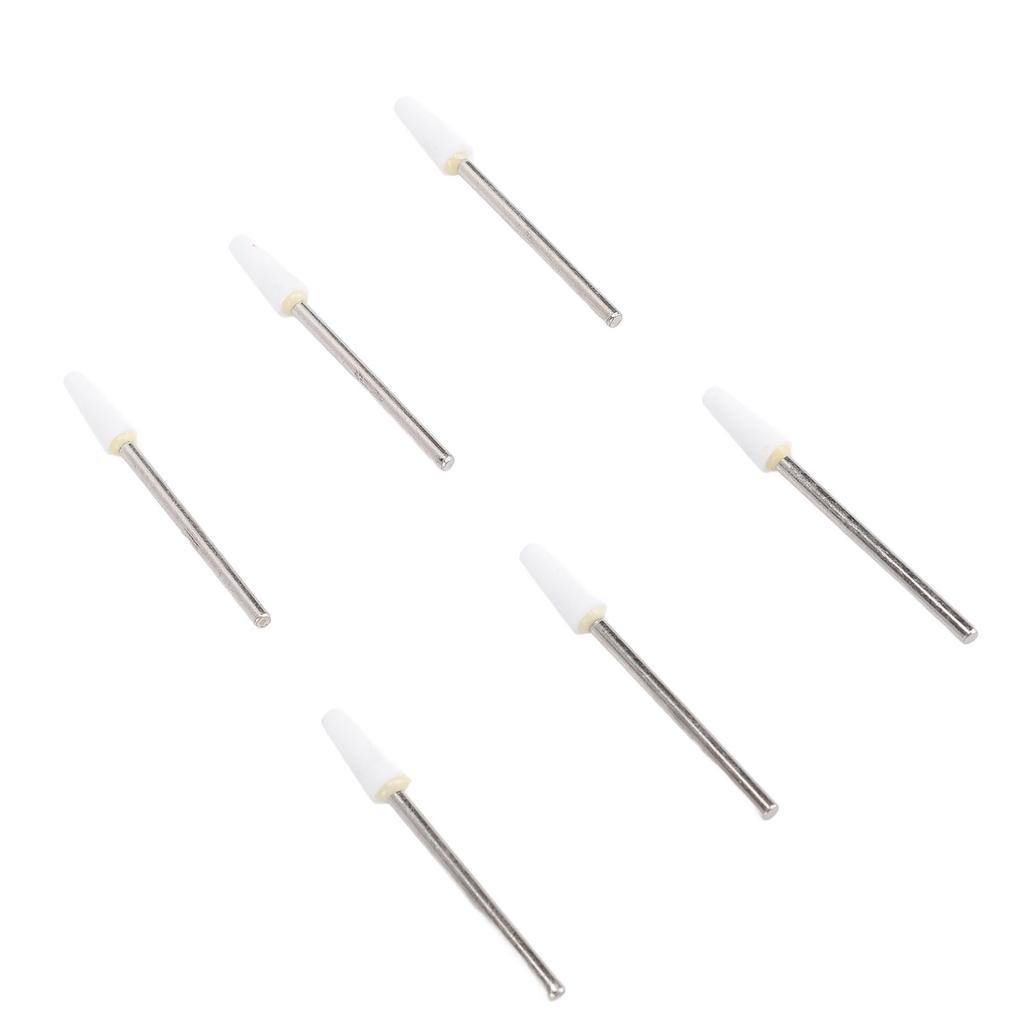 100 Pcs Tapered Barrel Nail Drill Bit Quartz Tungsten Steel Professional Cuticle Clean Drill Bit with Storage Box