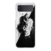 Dragon Design Clear Phone Case For Samsung Z Flip 4 5 Case Thin Transparent High Hard PC Shell On For Galaxy Z Flip 3 5 Cover