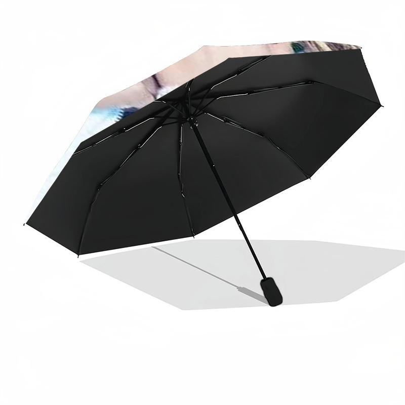 Taylor-Thema Automatischer Regenschirm, Leicht & Tragbar, 8 Speichen, Perfekt für Reisen im Freien, Geburtstage, Weihnachten, Geschenke.