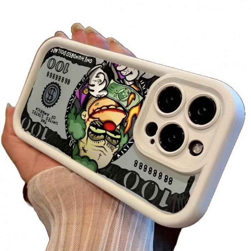 Clown Cash Apple iPhone 17 ProMax Case - Fits iPhone 13 to 16, Japanese & Korean Style, Cross-border European & American Design