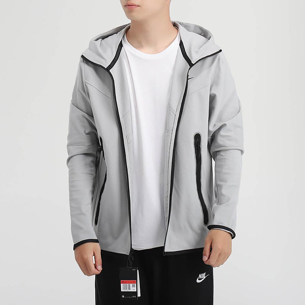 Nike Hooded Breathable Windbreaker Jacket Men Jackets Silver CU4480-077