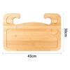 Quitoka Bamboo Car Steering Wheel Table Tray Desk (Made of Bamboo (43cm*30cm*1.5cm))