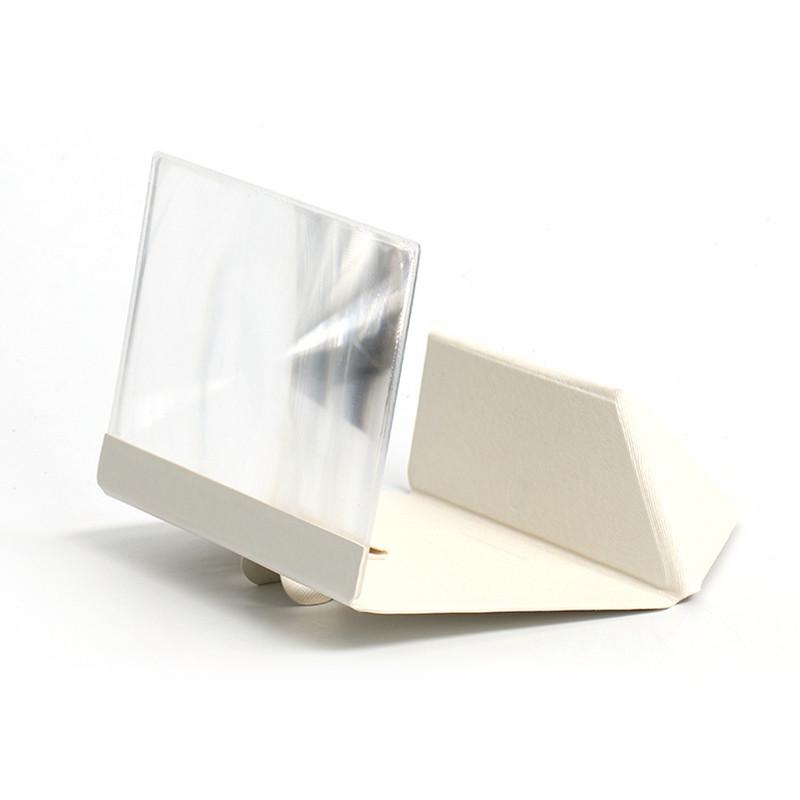 8 Inch Leather Phone Screen Eye Protection HD Amplifier Home Creative