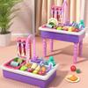 Play Kitchen Sink Toy with Running Water, Dishwasher and Upgraded Automatic Water Cycle System