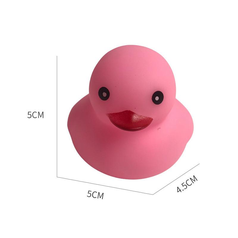 Colorful Small Yellow Duck Squeeze Toy For Swimming Play In Duckling Theme Pool