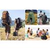 Portable Folding Toilet for Car, 20 Free Waste Bags Included! Compact Travel Potty with Gel, Emergency Camping Toilet for Adults & Kids Outdoor