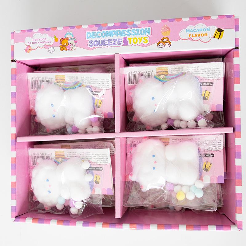 Silicone Pinchable Cat Scratch Donut: Soft, Glutinous Slow-Rebound Stress Relief Toy