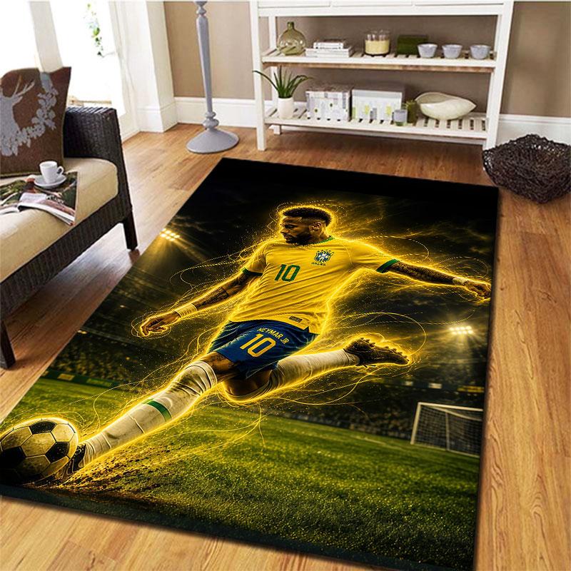 Neymar Carpet Rug for Living Room Bedroom Home Sofa Decoration,Kids play Non-slip Floor Mat