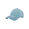 Blaue Denim Baseballkappe Verstellbar Rissiges Loch Used-Look Baseballkappe Gewaschener Denim Sonnenschutz Hip-Hop Sonnenhut Unisex Tragen