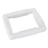 Embroidery Hoop Cross Stitch Square Plastic Clip Frame DIY Craft Handhold Sewing Tools