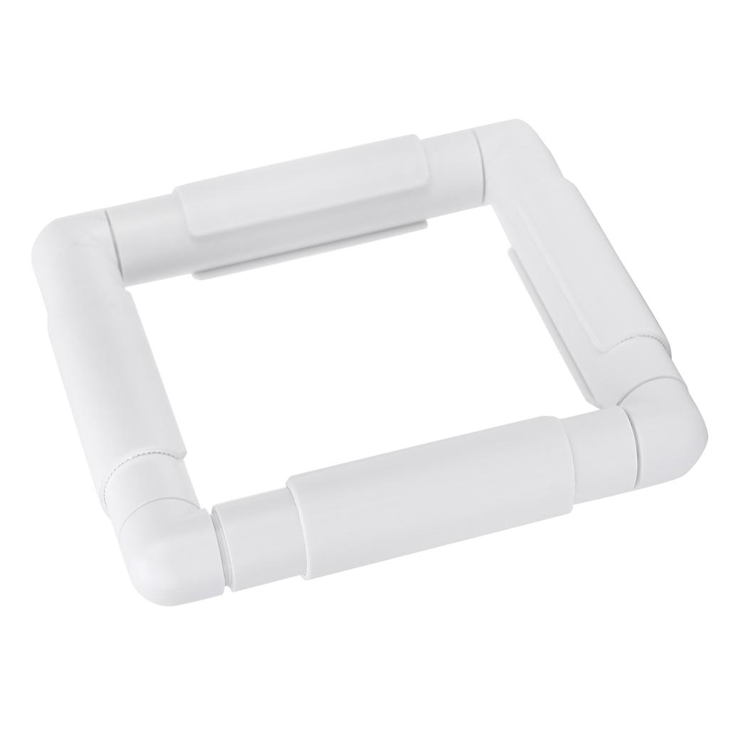 Embroidery Hoop Cross Stitch Square Plastic Clip Frame DIY Craft Handhold Sewing Tools