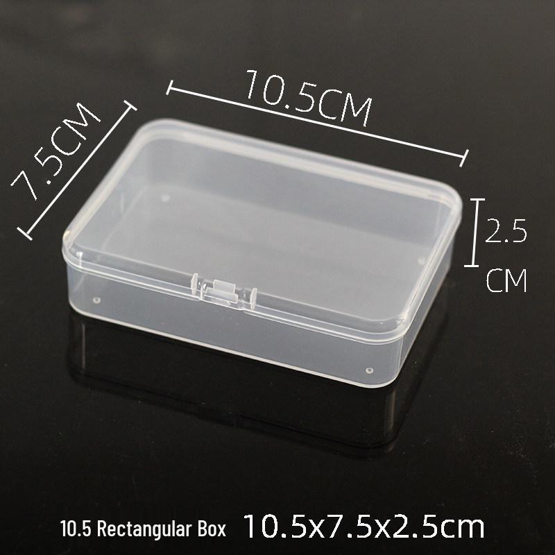 PP Transparent Dustproof Lock Box for Jewelry, Keys, Electronic Parts, and Ornaments