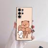 Cute Bubu Dudu Phone Case For Samsung Galaxy S25 S24 S22 S23 Ultra S21 S20 Plus 5G Frosted Non-Slip Full Cover Soft Case